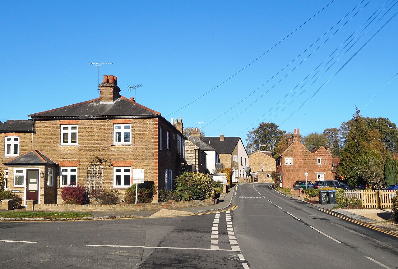 Rogers Lane in the village of Stoke Poges